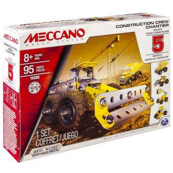Meccano Multimodels : Chargeuse de carrière 5 modèles - Meccano
