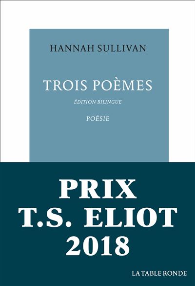 Trois poèmes - Hannah Sullivan - broché