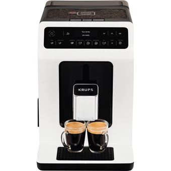 Krups Evidence EA890110 - Machine à café automatique avec mousseur à lait - 15 bar - blanc - 1