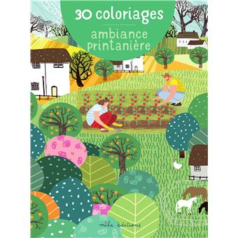 30 coloriages ambiance printanière