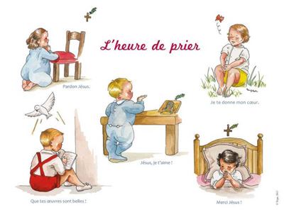 Poster souple  L'heure de prier - Inès Rouy - broché