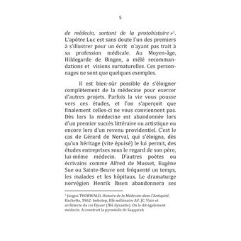 En passant par la Médecine