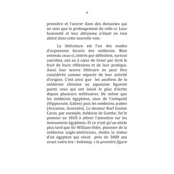 En passant par la Médecine