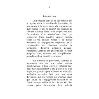 En passant par la Médecine