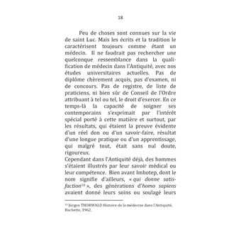 En passant par la Médecine