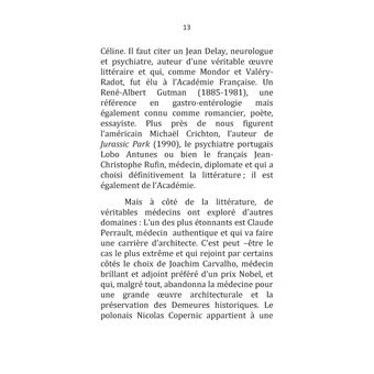 En passant par la Médecine