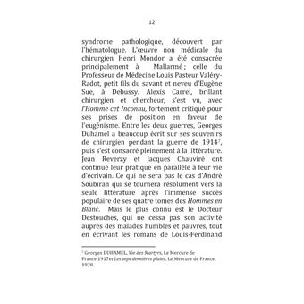 En passant par la Médecine