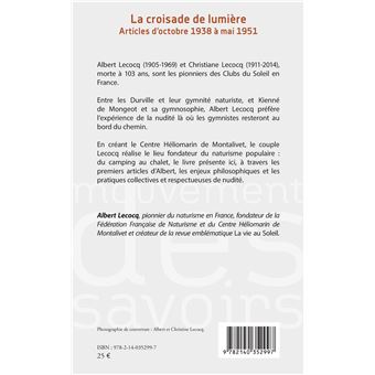 La croisade de lumière