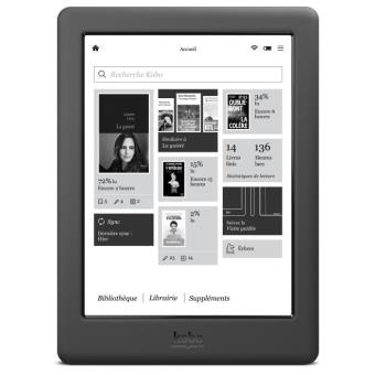 Liseuse numérique Kobo by Fnac - Kobo Glo HD Noir Reconditionnée - 1