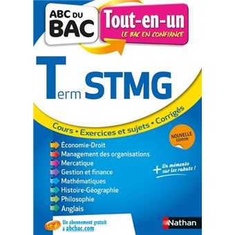 Abc Du Bac Tout En Un Term Stmg Broche Clemence Arnette Sophie Lefeuvre Sylvie Leger Achat Livre Fnac