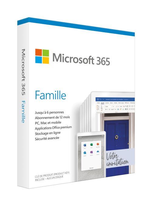 Microsoft 365 Famille 15 mois POSA