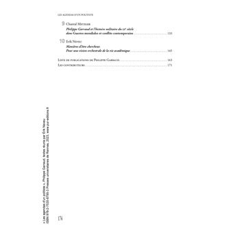 Les agendas d'un politiste