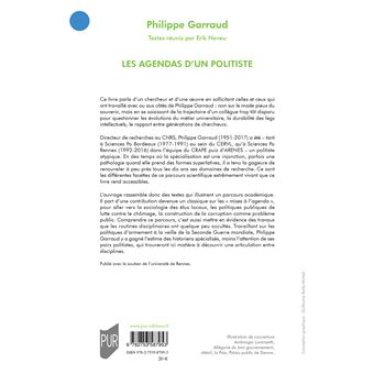 Les agendas d'un politiste