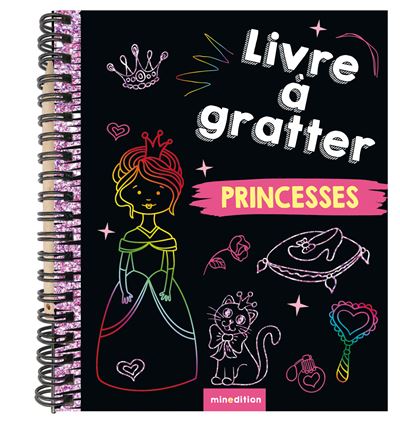 Livre à gratter Princesses (mini-livre)