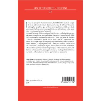 Connaissons-nous la Chine ?