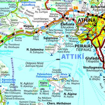 carte routiere de grece Carte Nationale 737 Grèce Échelle 1:700 000   broché   Collectif 
