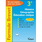 Formule Brevet Histoire, géographie, éducation civique, 3ème