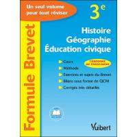Formule Brevet Histoire, géographie, éducation civique, 3ème