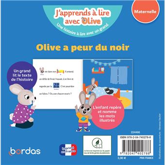 J'apprends à lire avec Olive - Olive a peur du noir