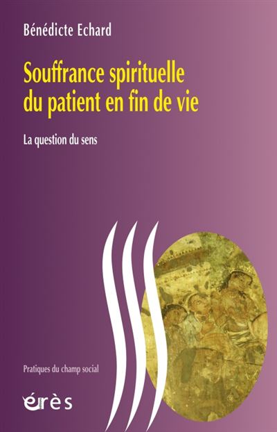 Souffrance spirituelle du patient en fin de vie -  Bénédicte ECHARD - broché
