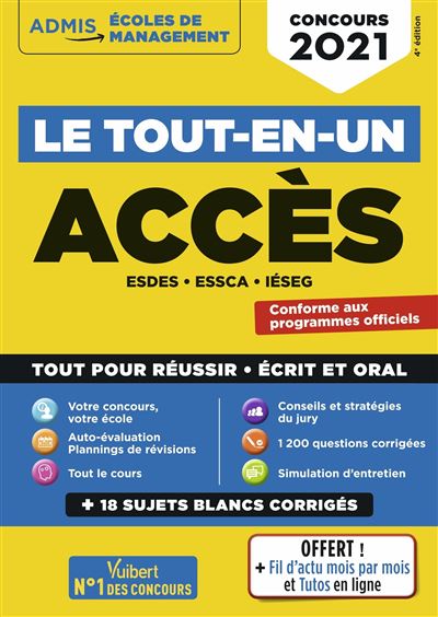 Concours Accès Le tout-en-un