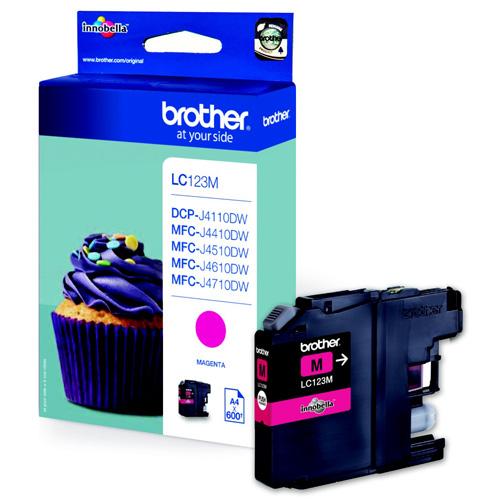 BROTHER LC123 MAGENTA DPCJ4110DW S/B