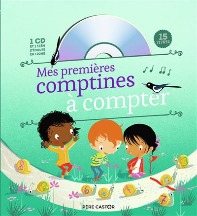 Mes premières comptines à compter - Madeleine Brunelet - Livre CD