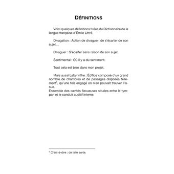 Divagation sentimentale