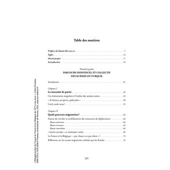 Réfugiés kurdes de Turquie en France et en Belgique de 1977 à nos jours