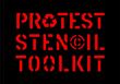 Protest stencil toolkit