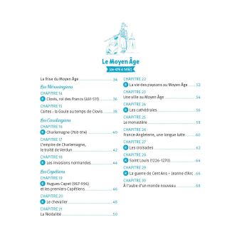 L'histoire de France racontée pour les écoliers - Mon livret CM1