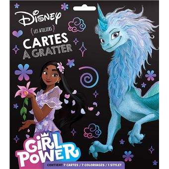 DISNEY - Pochette Cartes à gratter - Spécial Héroïnes et Girl Power