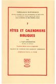 TH n°7 - Fêtes et calendriers bibliques