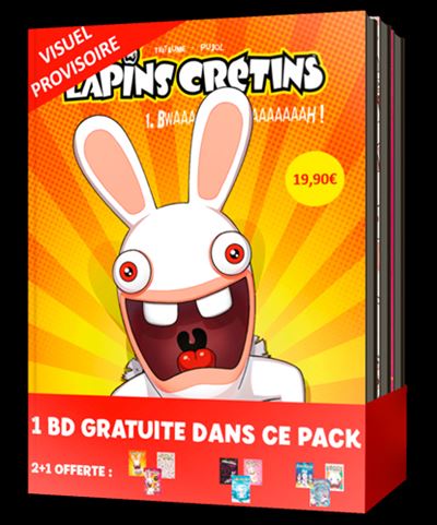 The Lapins Crétins - Pack 2+1 T01 à