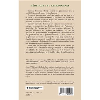Héritages et patrimoine