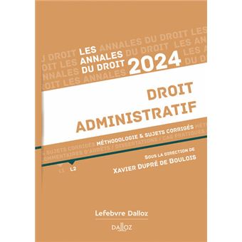 Annales Droit administratif 2024