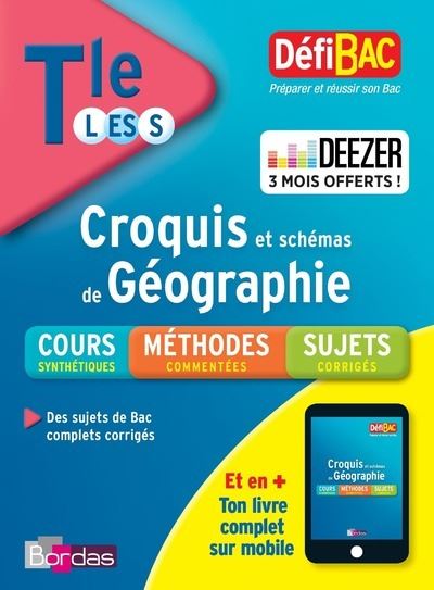 DéfiBac Croquis de Géographie Term L, ES, S