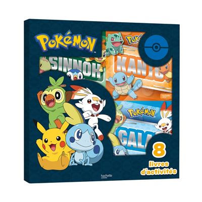 Pokémon -  Coffret 8 livres d'activités -  Collectif - Coffret