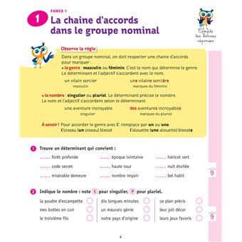 Mieux comprendre les accords CM1/CM2 9-11 ans