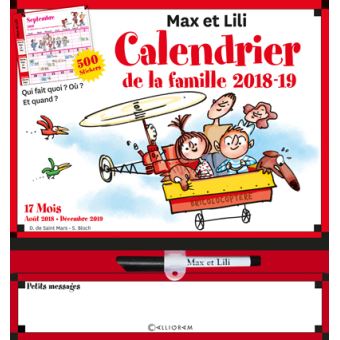 Max et LiliCalendrier 2018-2019 de la famille
