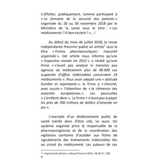 Obstacles à la pharmacovigilance