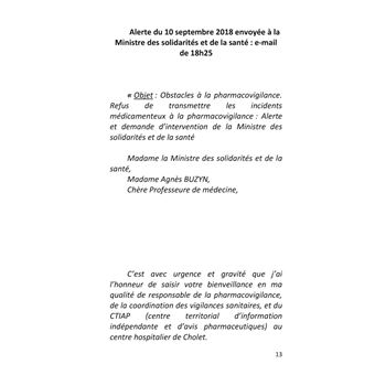 Obstacles à la pharmacovigilance