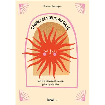 Carnet de vœux au soleil