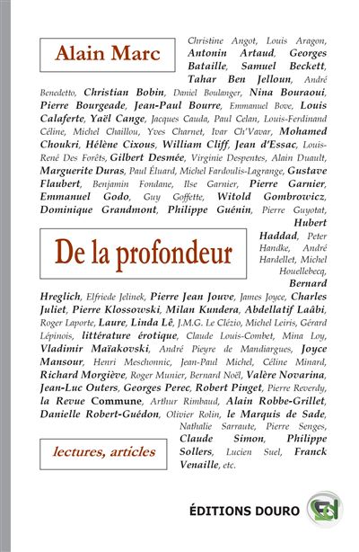 De la Profondeur - Alain Marc - broché