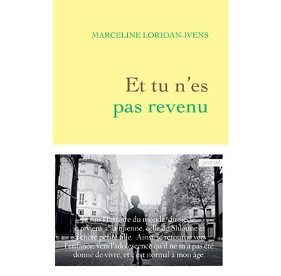 Et tu n’es pas revenu