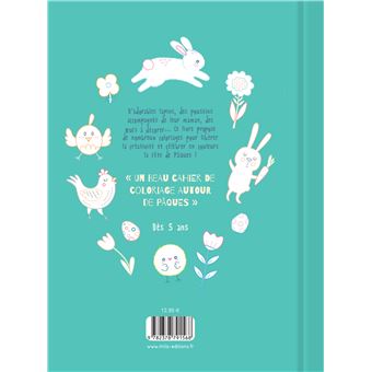 Mon beau cahier de coloriage : Pâques