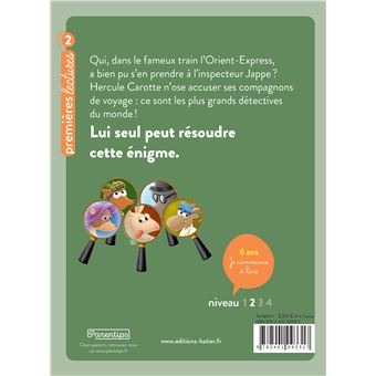 Hercule Carotte - L'énigme de l'Orient Express CP/CE1 6/7 ans