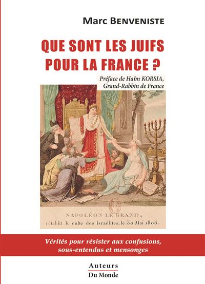 Qui sont les Juifs pour la France ? - Marc Benveniste - broché