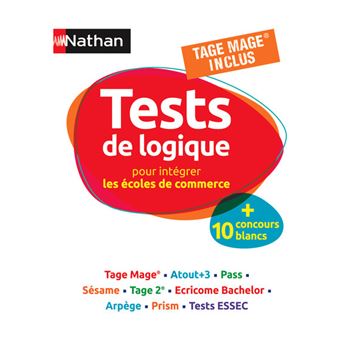 Tests De Logique Pour Intégrer Les écoles De Commerce - Broché ...