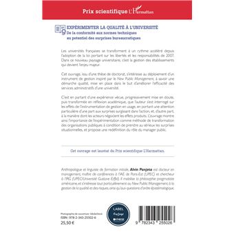 Expérimenter la qualité à l'université